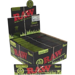 Raw black organic hemp ks slim 50pks/32l