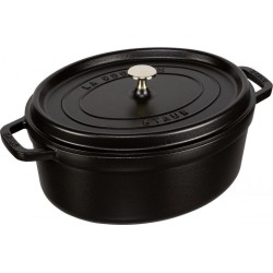 Staub - Ovale cocotte 31 cm - zwart