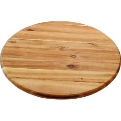 Serveerplank - hapjesplank - snijplank - Mangohout - Rond 40cm.