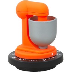 Bengt EK Design - Kookwekker - Keukenmixer - 60 minuten - Plastic - Oranje