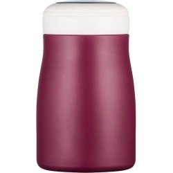 Ecoffee Cup Grand Cru - Softail Short Warm/Koud Dubbelwandig Thermosfles - 500 ml - Donkerrood
