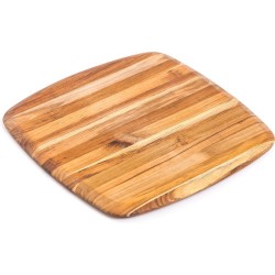 Teakhaus Snijplank - Edge Grain Gently - Vierkant - 30,5 cm x 30,5 cm - Bruin