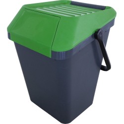 EasyMax afvalemmer 45 liter grijs, groen