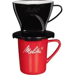 MELITTA - Mug+opzetfilter Standard 1x2 Zwart - 6761197