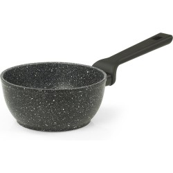 Flonal Pietra Lavica - Sauspan - Ø 16cm - 100% PFOA vrij - aluminium - ergonomische handgreep - geschikt voor alle warmtebronnen