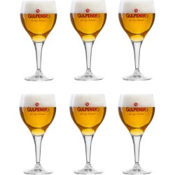 Gulpener Bierglas - op voet - 25cl - x 6 stuks