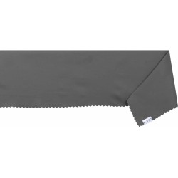 Raved Donker Grijs Polyester Tafelkleed  140 cm x  240 cm - Kreukvrij