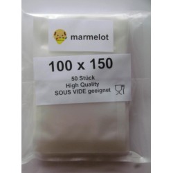 Marmelot Vacuumzakken   10x15 cm 50 stuk met Microstructuur voor alle Merken Vacuum Sealers