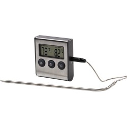 Xavax Digitale Vleesthermometer Met Timer Bedrade Sensor