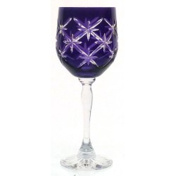 Kristallen wijnglazen - Goblet MARYS BOLD - violet - set van 2 - gekleurd kristal