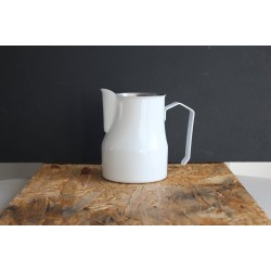 Milk JUG- Melkopschuimkan Italian Style wit