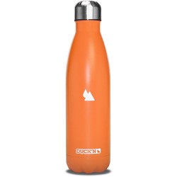 RVS thermosfles - oranje - 500 ml - waterfles - drinkfles - sport