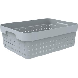 Plast Team Seoul  Container mand - 11L grijs aantrekkelijk uiterlijk