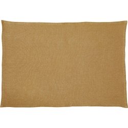 Set van twee linnen Placemats Kurkuma - 33 x 48 cm