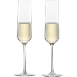 Zwiesel Glas Pure Champagneflûte met MP 7 - 0.215 Ltr - Geschenkverpakking 2 glazen