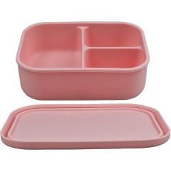 KOOLECO siliconen bento lunchbox - crystal rose
