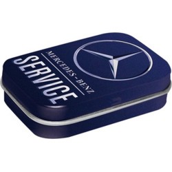 Pepermunt Blik Mercedes Benz - Service 4 x 6 x 1,6 cm.