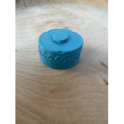 TasteDrops - aroma pod case houder - te gebruiken voor het opbergen van Air up pods - oceaan blauw met logo - geschikt voor Air up drinkfles pods - magnetisch stapelbaar -