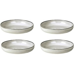 Broste Copenhagen grote kommen Nordic Sand 17 x 5 cm - set van 4 - Bowl