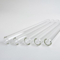 15 stuks extra dikke glazen rietjes- Flamt SlurpT- set van 15 - ⌀15mm - 19cm - herbruikbaar - ook voor smoothies en bubble tea