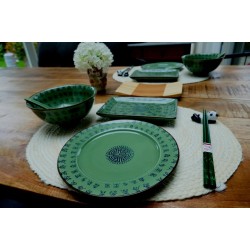 Sushi servies set, Chinees porselein, Celadon groen