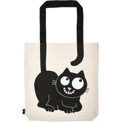Ed the cat katoenen tas groot Carry me 39x42cm