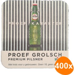 Grolsch - Bierviltjes - 400 stuks (4x 100 stuks)