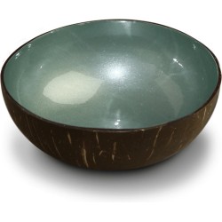 Coconut Bowl Mint Green Metallic Paint Default