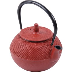 Monzana Theeketel gietijzer - 1250 ml - Rood