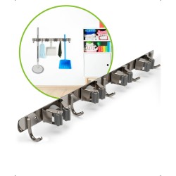 Bezemhouder Ophangsysteem Tuingereedschap Gereedschapshouder - Tuingereedschap Ophangsysteem - Ophanghaken - Bezem Ophangsysteem