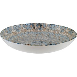 Bonna bord - Luca Mosaic - Porselein - 23 cm (1000cc) - set van 6