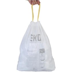 EKO afvalzakken type E 25-35 liter wit - Doos 24 x 12 zakken