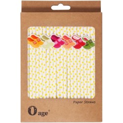 Papieren Rietjes Klompen set