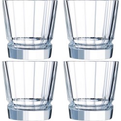 Cristal d'Arques Macassar -  Waterglazen - 32 cl - 4 stuks