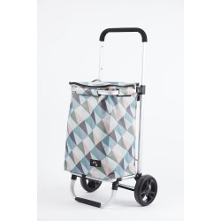 Rixx - Shopping Trolley - Geometric - Pastelkleuren - 25 L