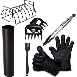 BBQ Rooster BBQ Accesoires Spareribs Rek Barbecue en Grill Set Spareribs Rack