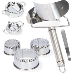 AVINTGOODS Dumpling Maker - 7-delig Pastei Vorm - Deegsnijder