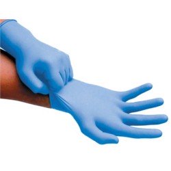 100 stuks Hyapro Extra large Latex wegwerp handschoenen gepoederd Blauw