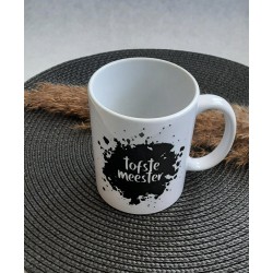 Mint11 - Mok - Koffiebeker - Tofste meester - cadeau voor hem - meestercadeau - meesterkado - theemok - theebeker