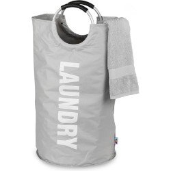 Wonair Wasmand – Wasbox - Wastas - Laundry wasmand - Opvouwbaar – 81L – Lichtgrijs
