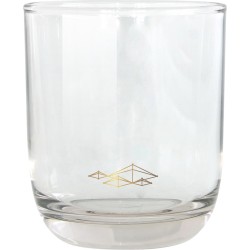 TAK Design Drinkglas Forest Laag - Glas - Ø7,8 x 8,8 cm - Goud