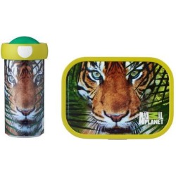 ANIMAL PLANET TIJGER SCHOOL LUNCH SET MEPAL