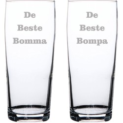 Bierfluitje gegraveerd - 19cl - De Beste Bomma-De Beste Bompa