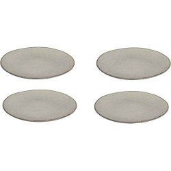 Broste Copenhage Nordic Sand servies dinerborden set van 4 Ø 26 x H 2,5 cm - Dinner plate