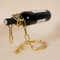 Wijnrek- wijnrek metaal - cadeau - kerstcadeau- woondecoratie- wijnrek