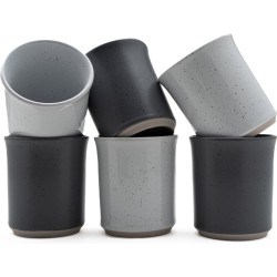 Koffiekopjes - koffiemok - koffiebeker - set van 6 kopjes - 150ML - keramiek - hip en trendy