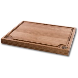 Baas Boards - Handgemaakt - Eikenhout - Snijplank - Serveerplank - Sapgeul - 49x40x4cm