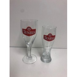 Texels bierglas set 2 stuks (30 - 33cl) skuumkoppe bokaal en voetglas texelse bier glas glazen bierglazen