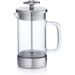 Barista & Co Core - French Press - Cafetière - 0.35L - goed voor 3 kopjes - Zilver