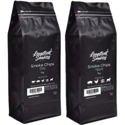 Longstreet Smokers | Rookhout | Rookhout Snippers | Combi | Eik en Appel | 1.5kg |